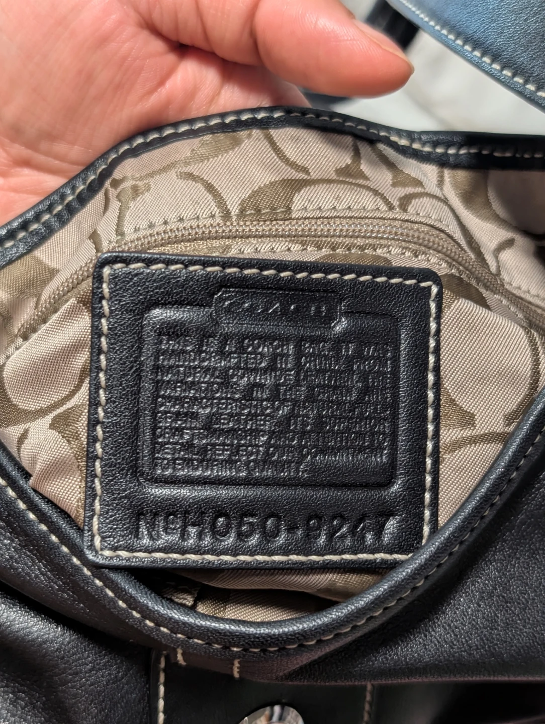 Coach black leather soho (small) - photo 5