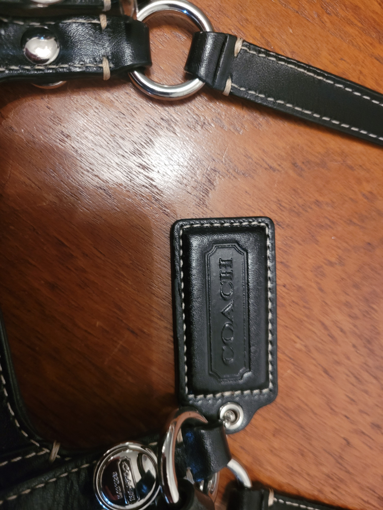 Coach Leather Tote Bag - Black - photo 5