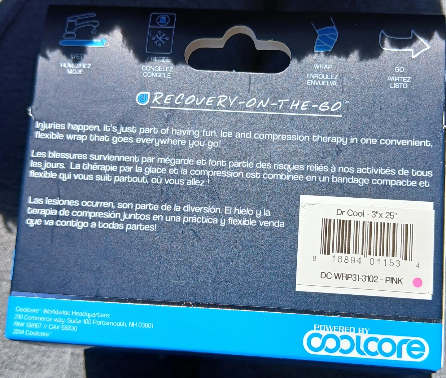 Dr. Cool Ice + Compression Wrap Pink - photo 2