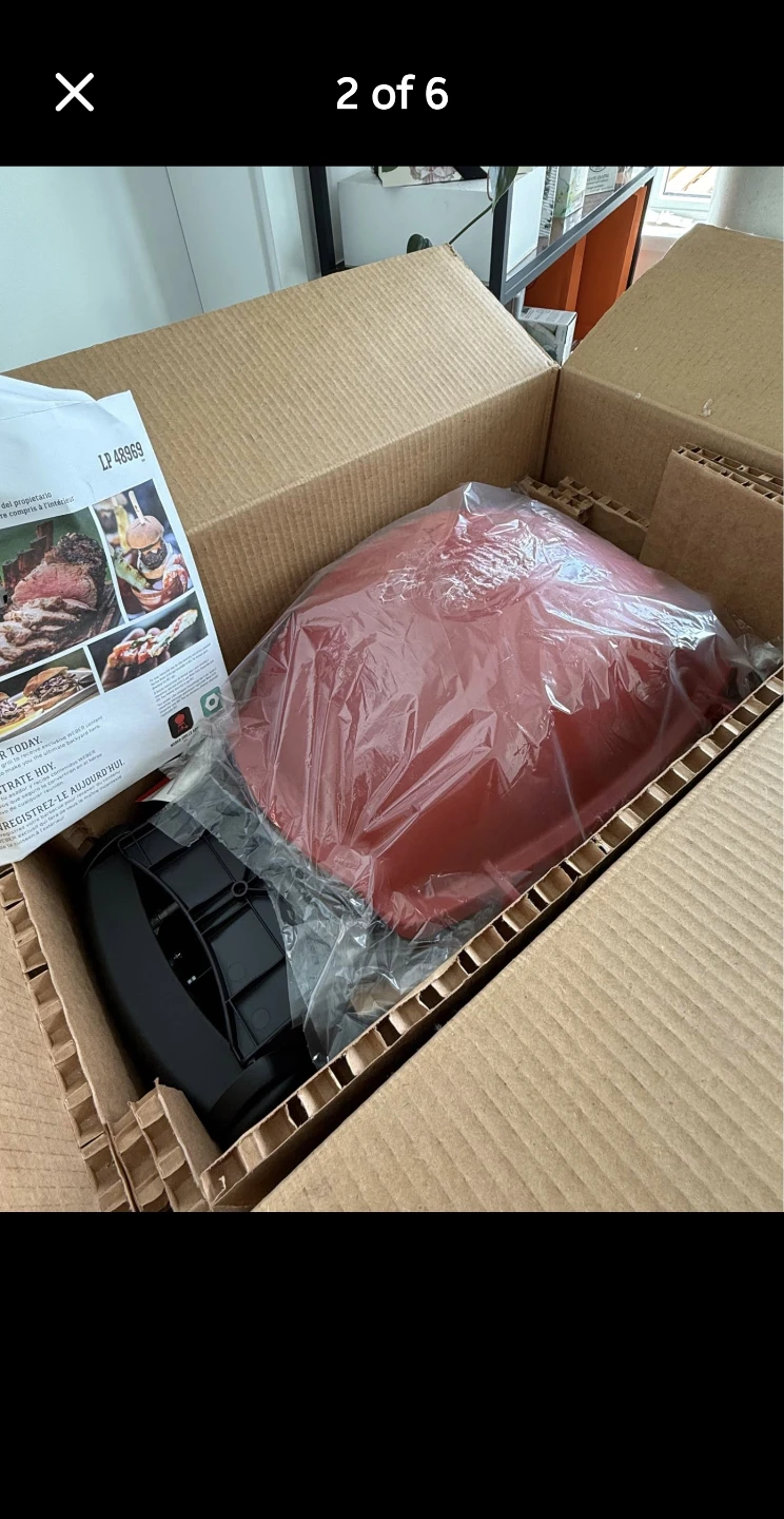 Weber Q 1200 Outdoor Gas Grill LP - Red - photo 2