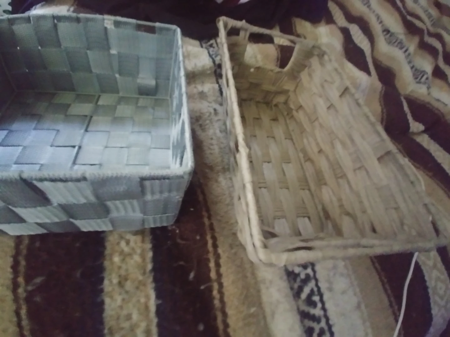 Storage wicker Baskets (Set of 2) - photo 3