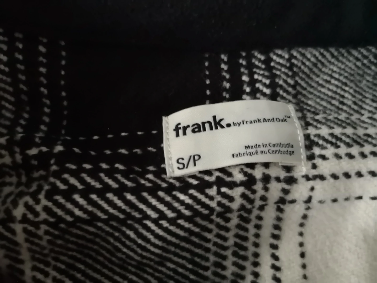 Frank And Oak Plaid Flannel Shirt Size S/P - photo 2
