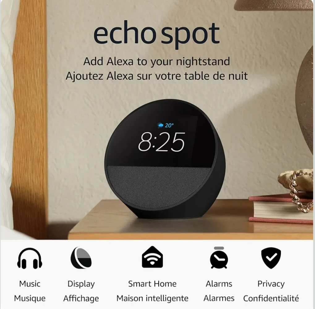 Amazon Echo Spot - Black - photo 2