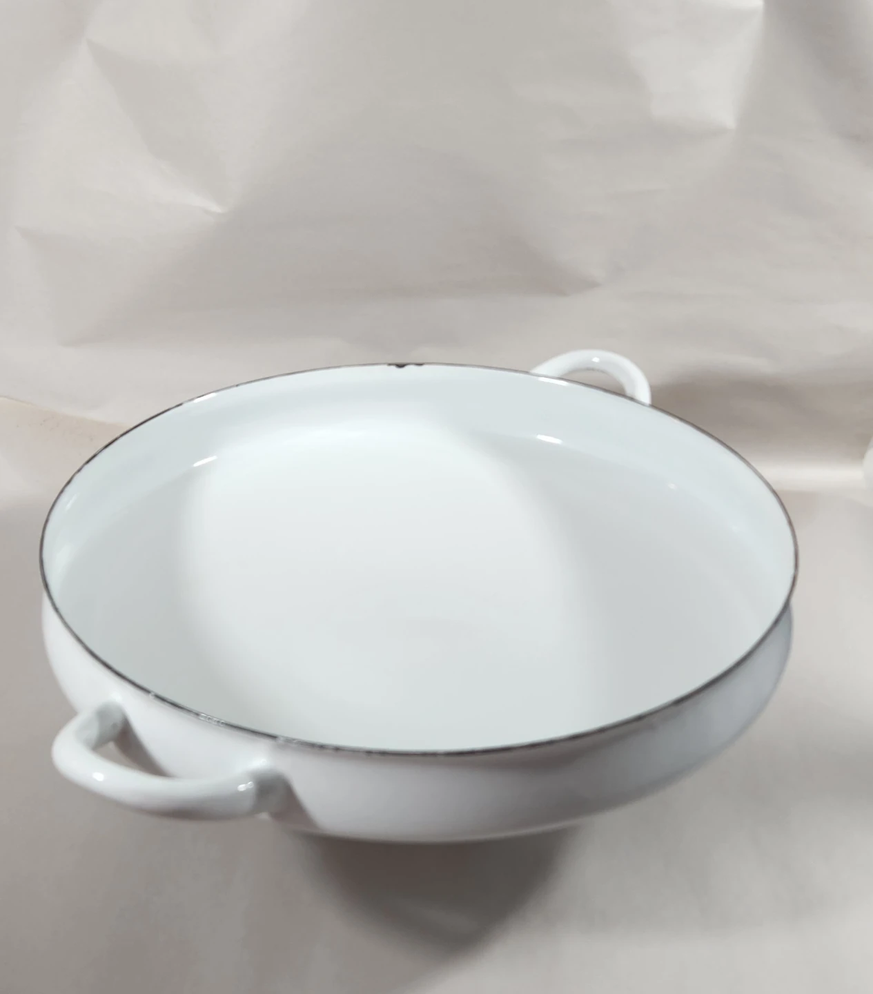 DANSK 13" white paella pan