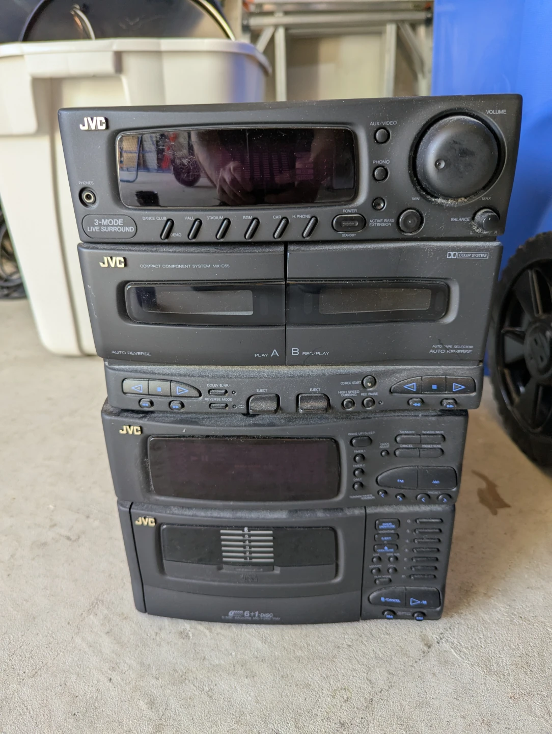 JVC Compact Component System MH-C55