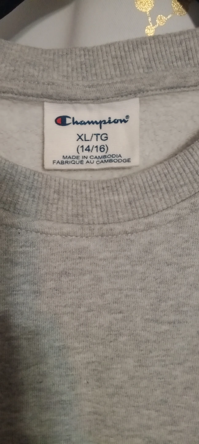 Champion Crewneck Sweatshirt - Grey - XL/TG (14/16) - photo 2
