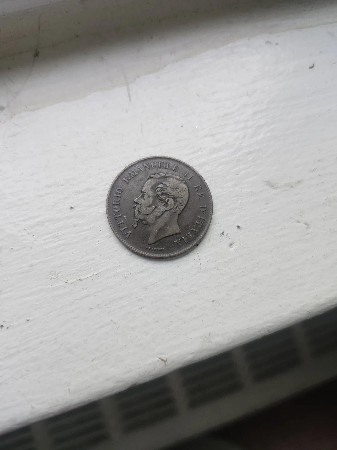 1861 5 Centesimi Coin - photo 2