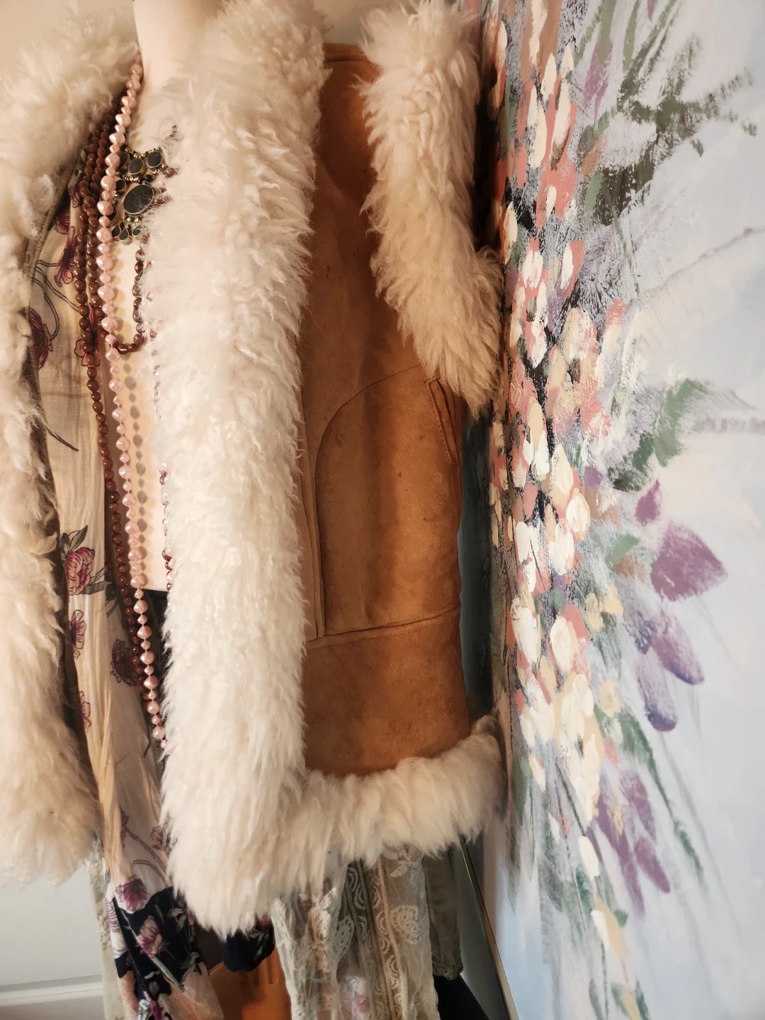 VINTAGE 1970S Shearling VEST - photo 4