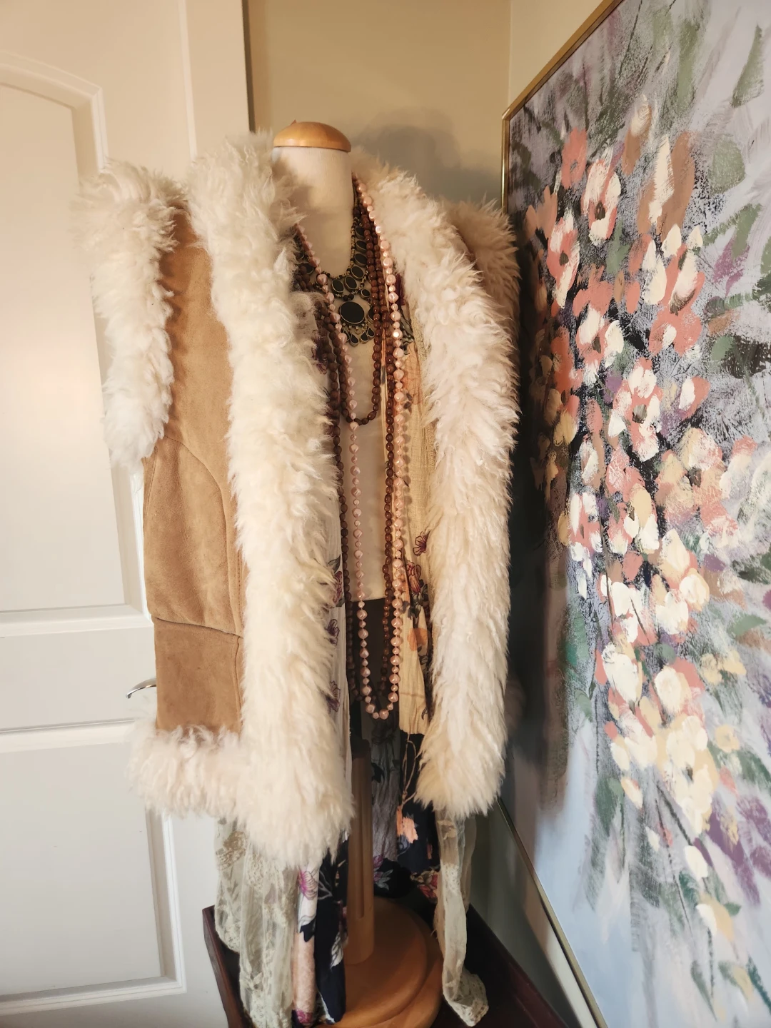 VINTAGE 1970S Shearling VEST - photo 5