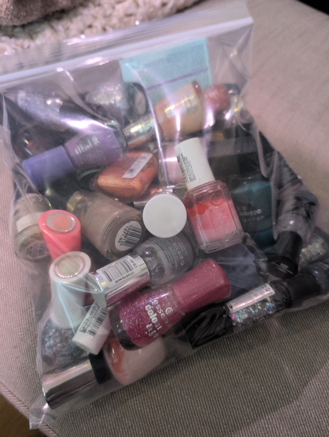 Assorted Nail Polish Bottles