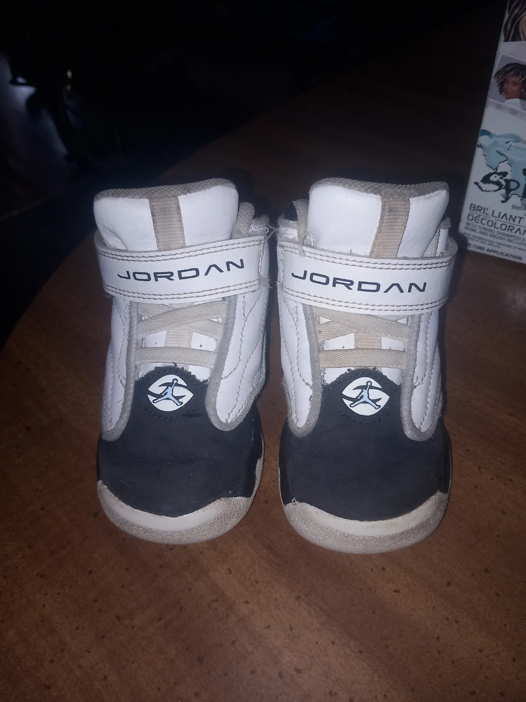 Jordan Crib Shoes - White/Black