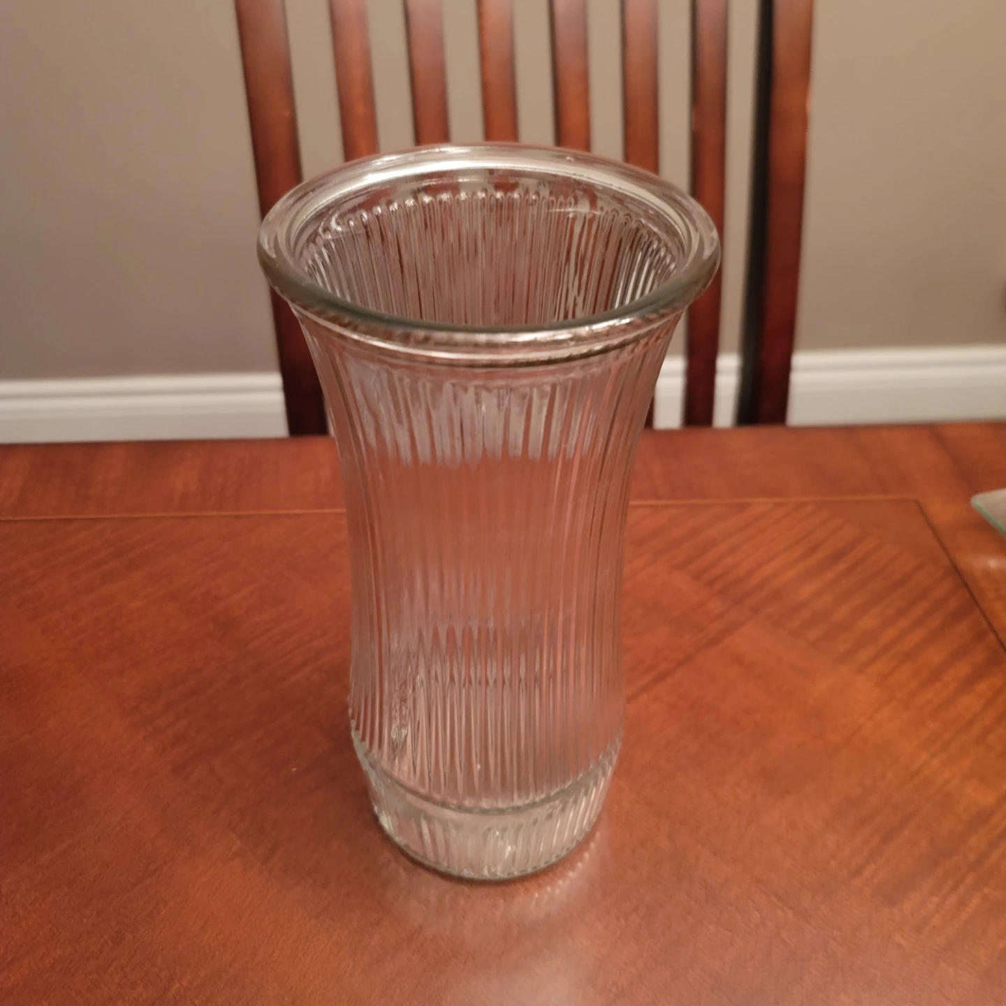 Clear Glass Vase