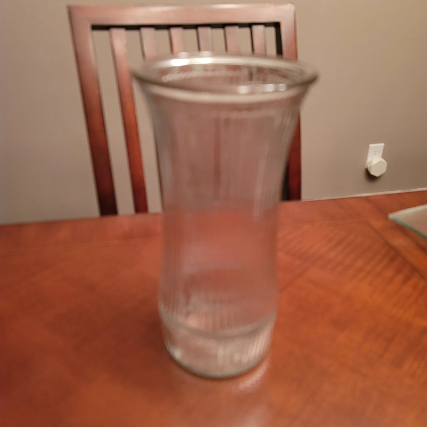 Clear Glass Vase - photo 2