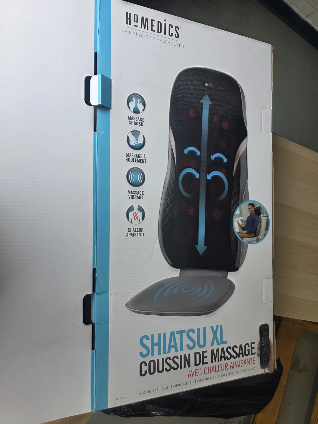 HoMedics Shiatsu XL Massage Cushion with Heat