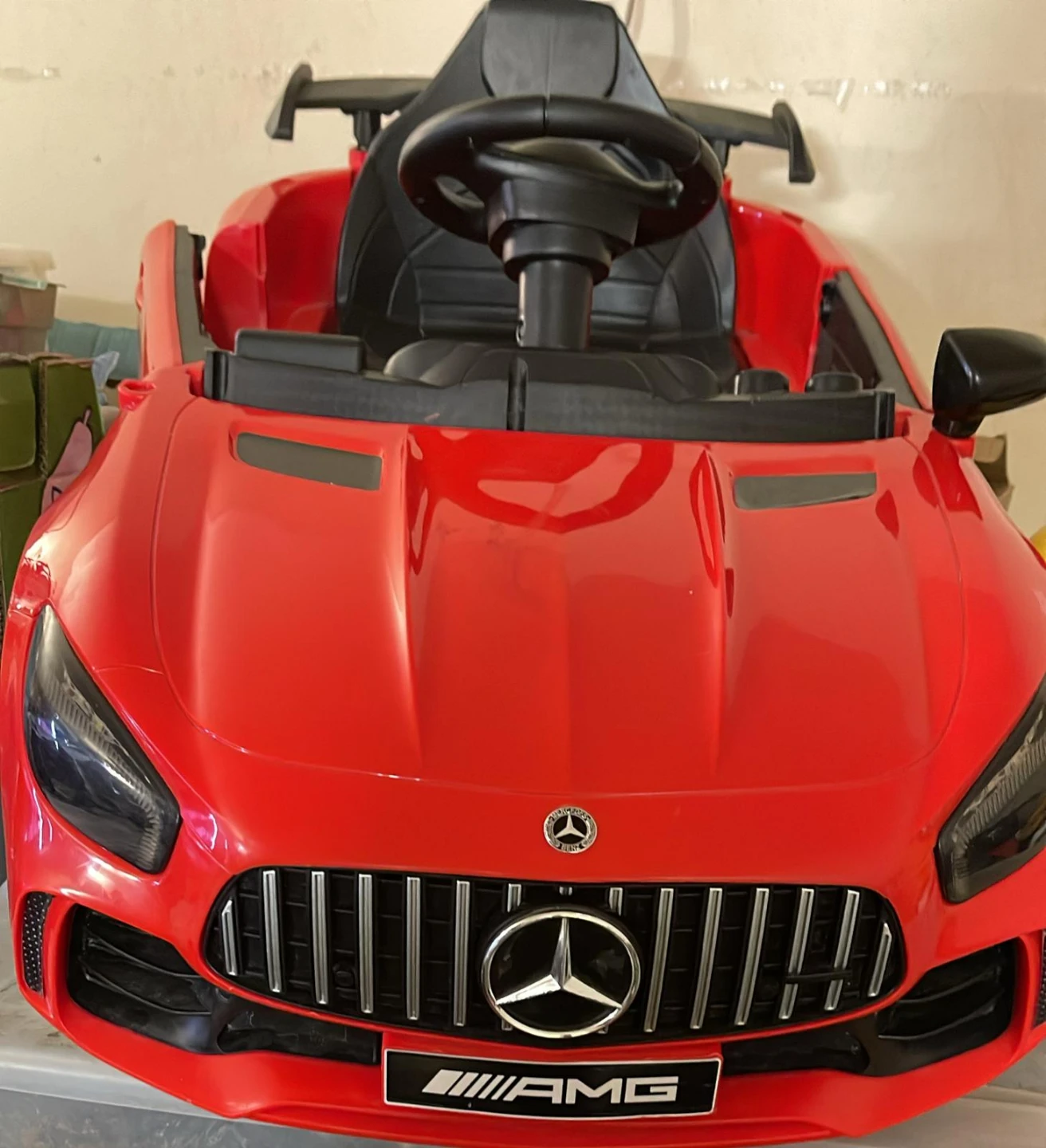 Red Mercedes-Benz AMG Ride-On Car for Kids