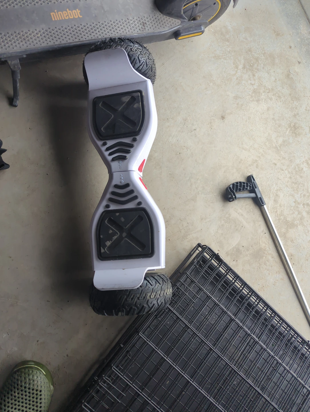 White Hoverboard