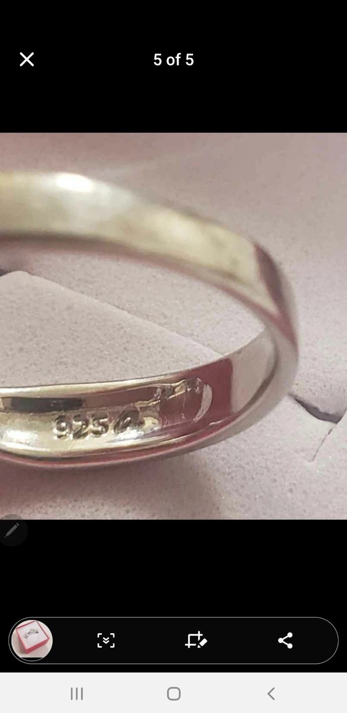 Like new 925 Real Silver Beautiful With Zirconia - photo 5