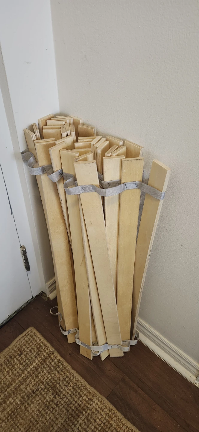 Ikea queen size bed frame with slats - photo 5