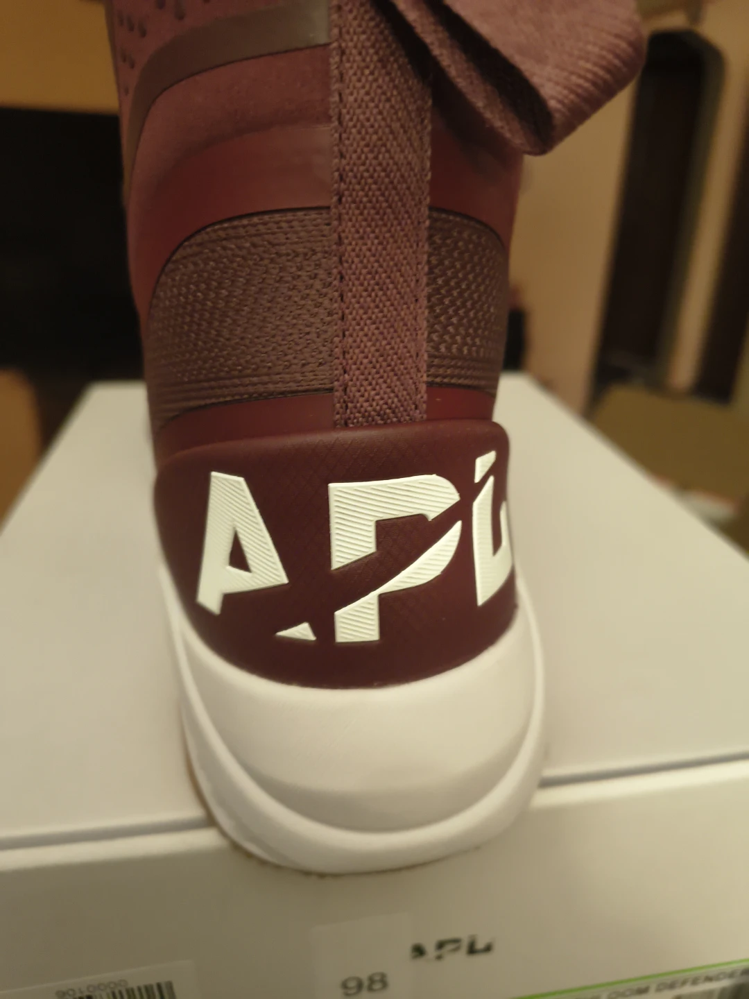 APL Athletic Propulsion Labs Men's Burgundy High-Top Sneakers - photo 4