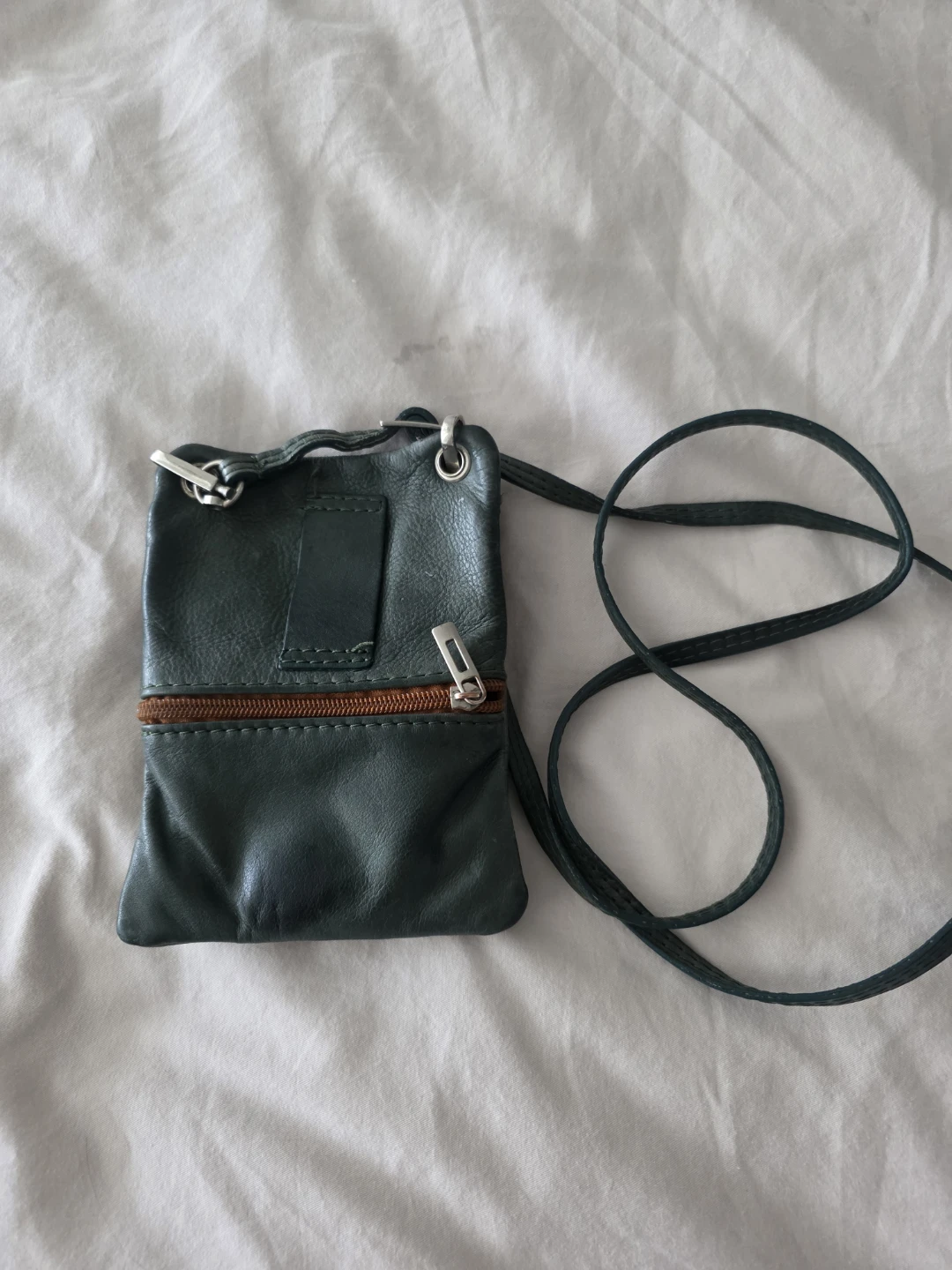 Genuine Italian Leather Small Crossbody Bag - photo 2
