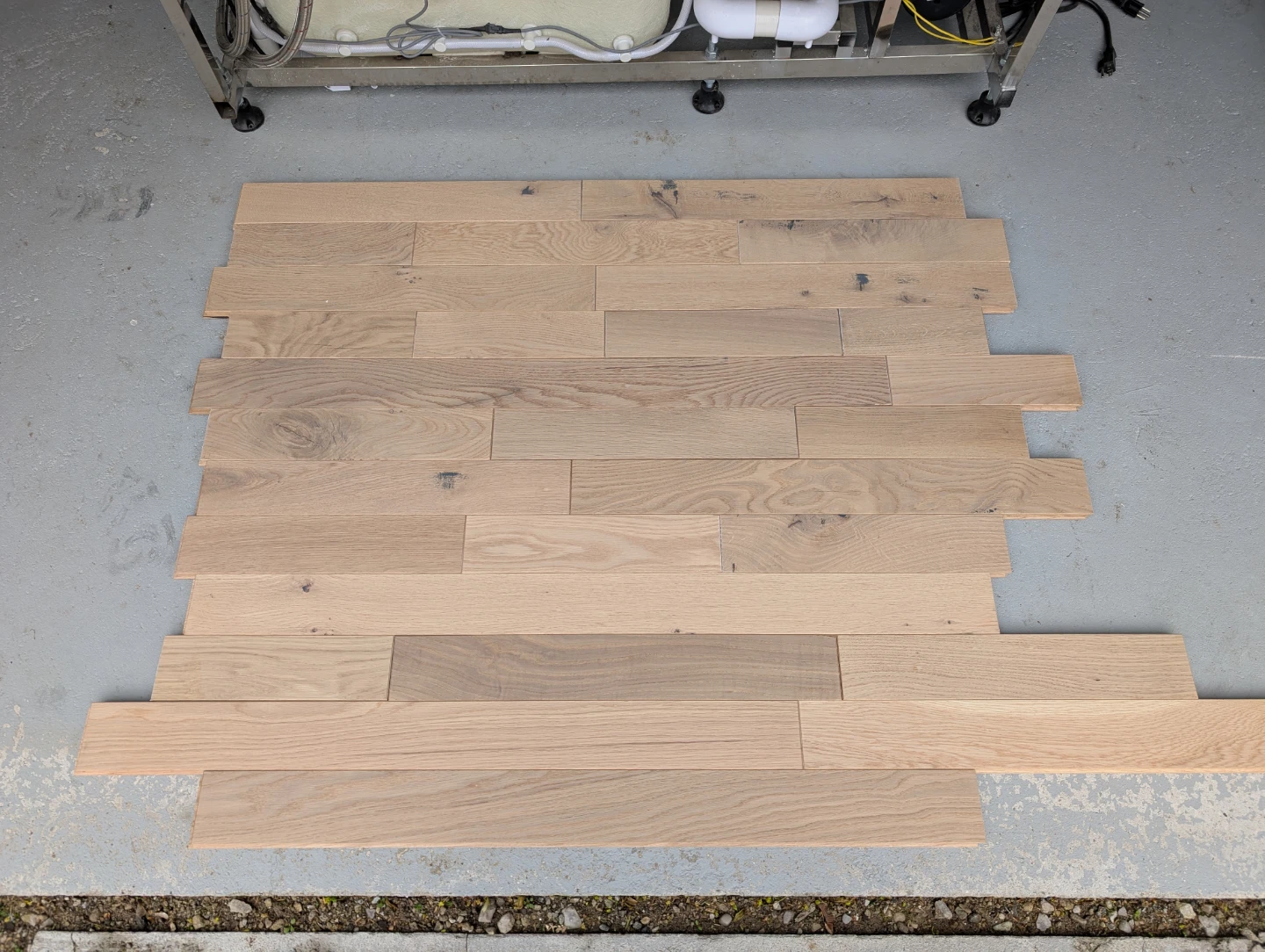 Brand New White Oak Seagrass Hardwood Flooring For Sale
