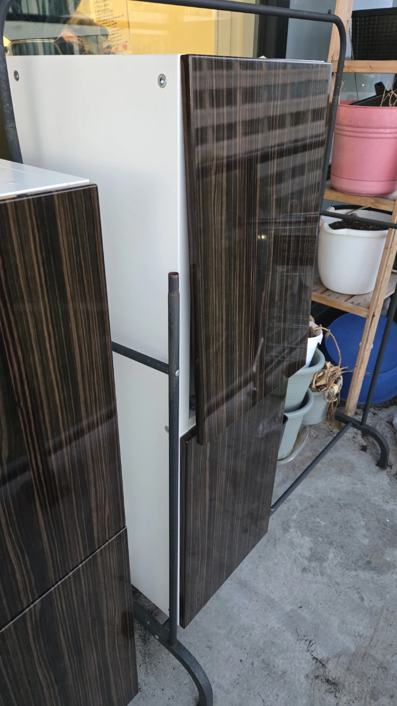2 pcs Modern tall storage cabinet - photo 3