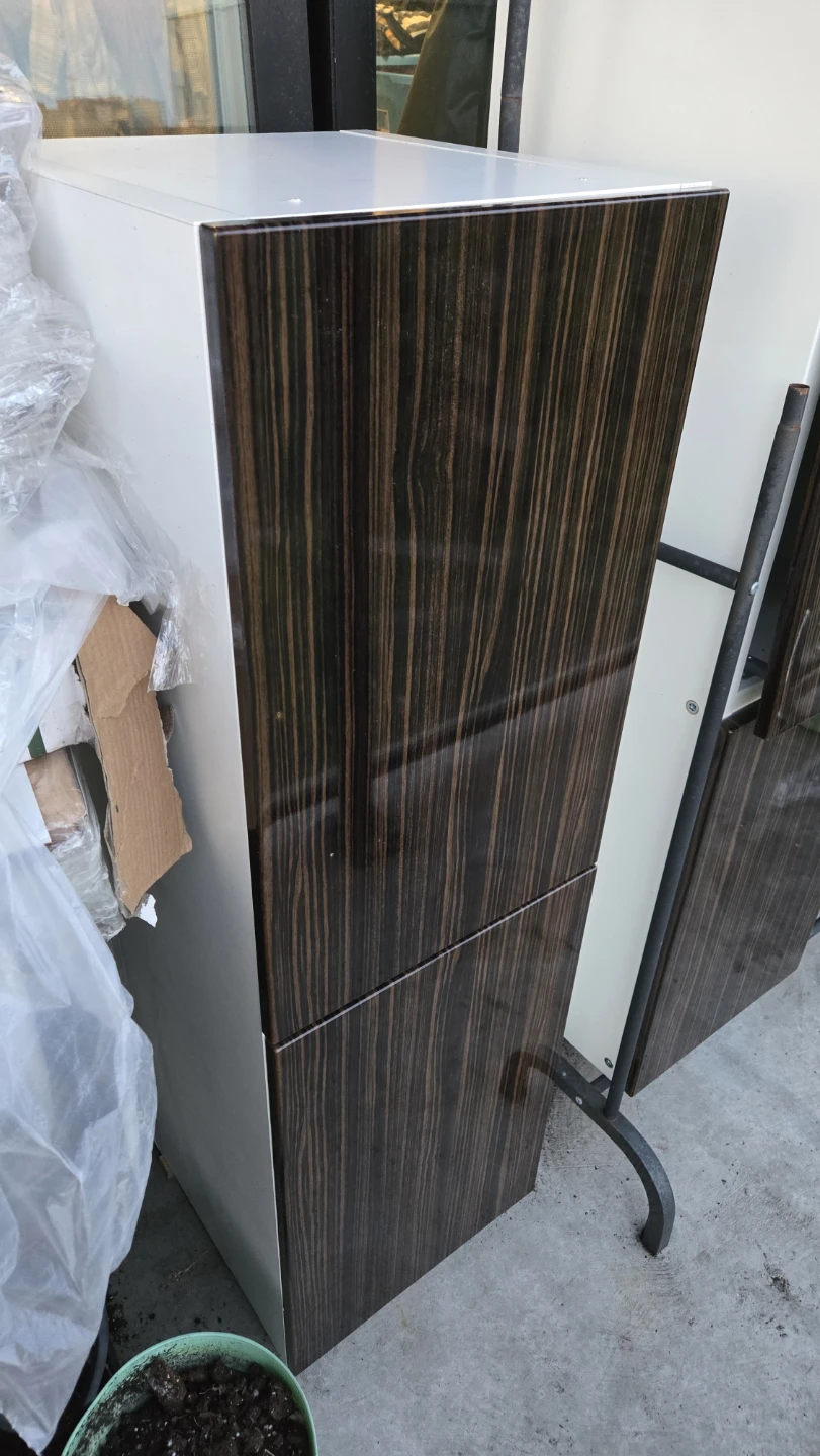 2 pcs Modern tall storage cabinet - photo 4