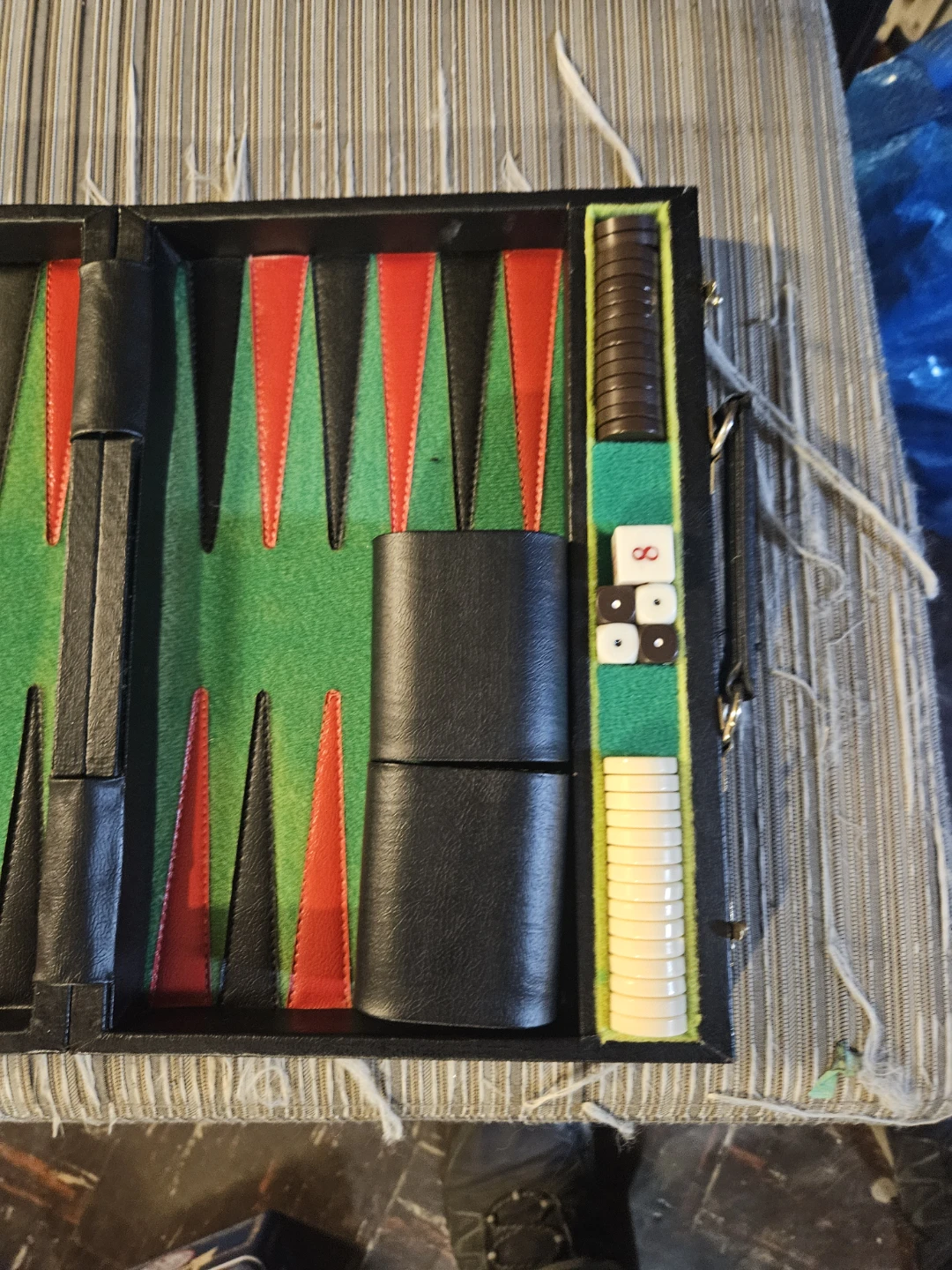 Black Backgammon Game Set - photo 5