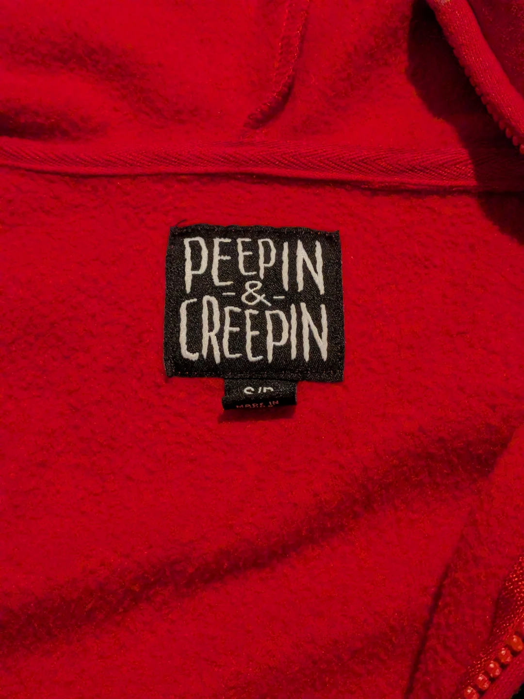 Peepin & Creepin Red Ninja Hoodie S/P - photo 3