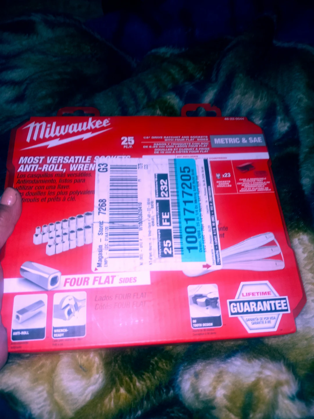 Milwaukee 25-Piece Metric & SAE Ratchet and Sockets Set