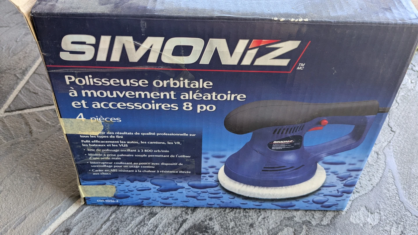 SIMONIZ Orbital Polisher with Accessories