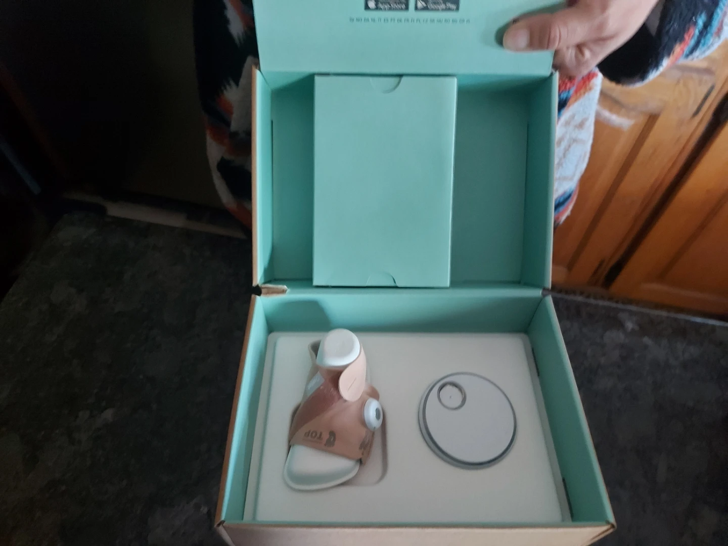 Owlet Dream Sock Smart Baby Monitor Dusty Rose - photo 2