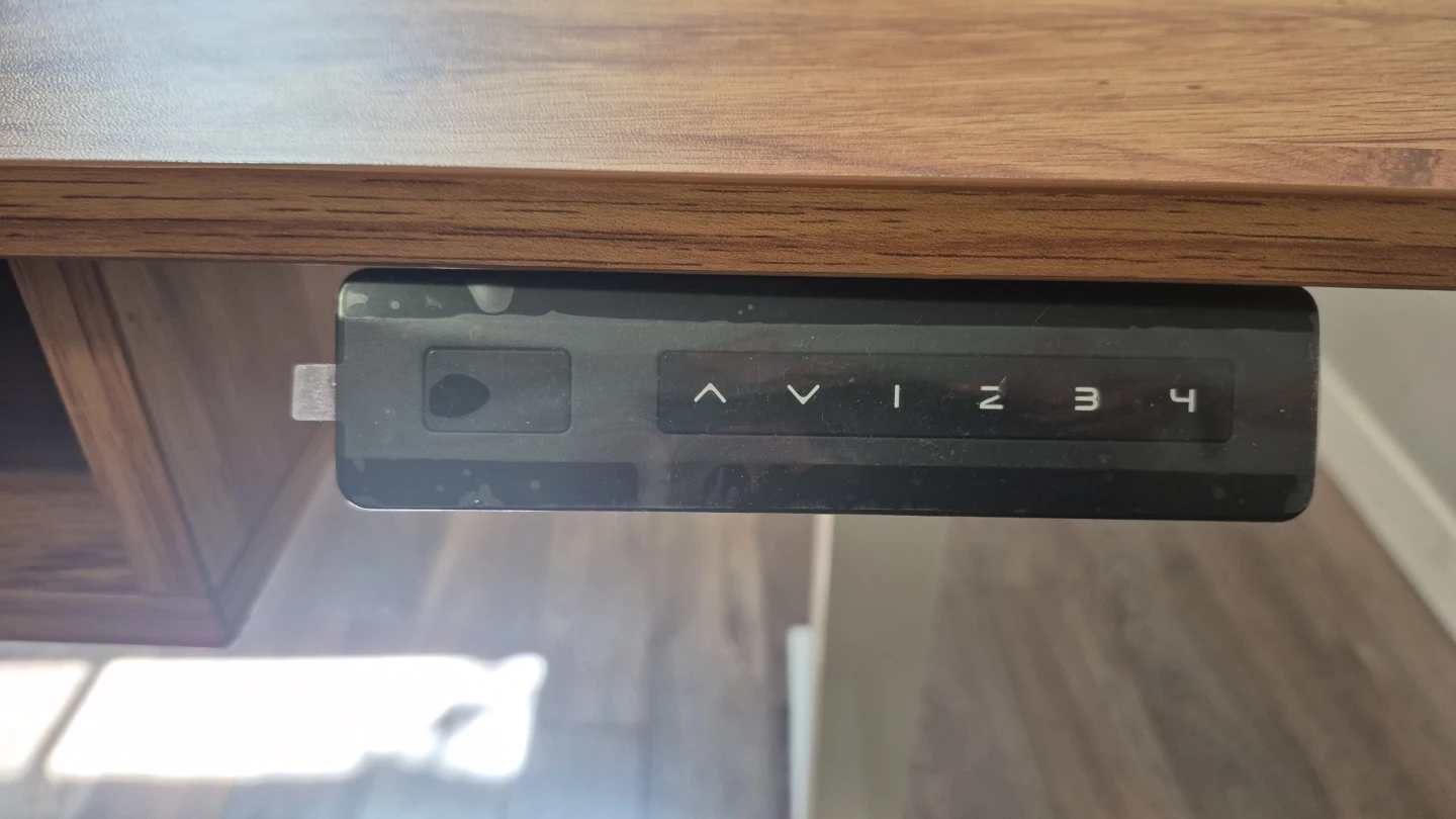 Adjustable Standing Desk with Shelves - photo 2