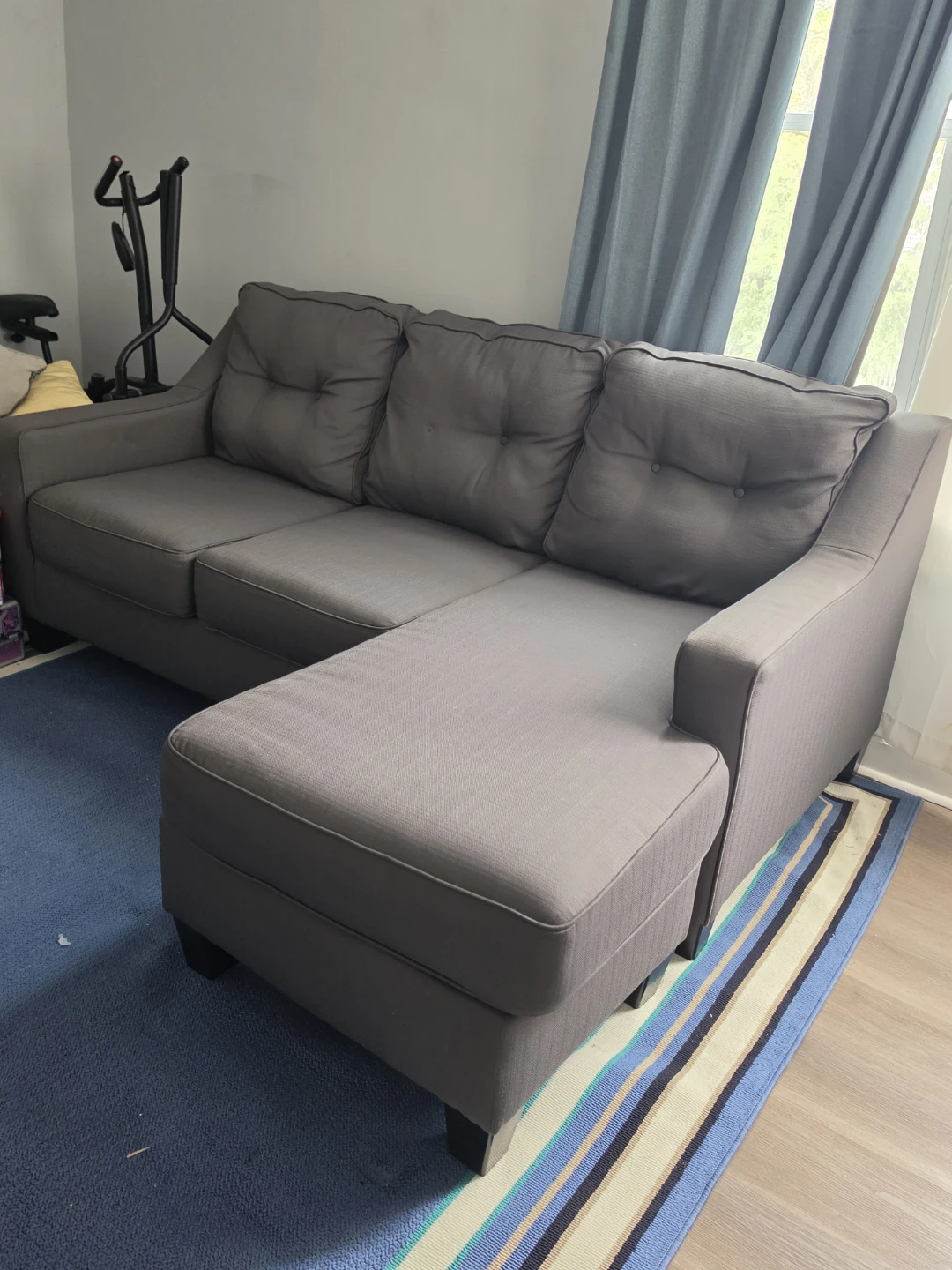Gray Sectional Sofa - photo 2