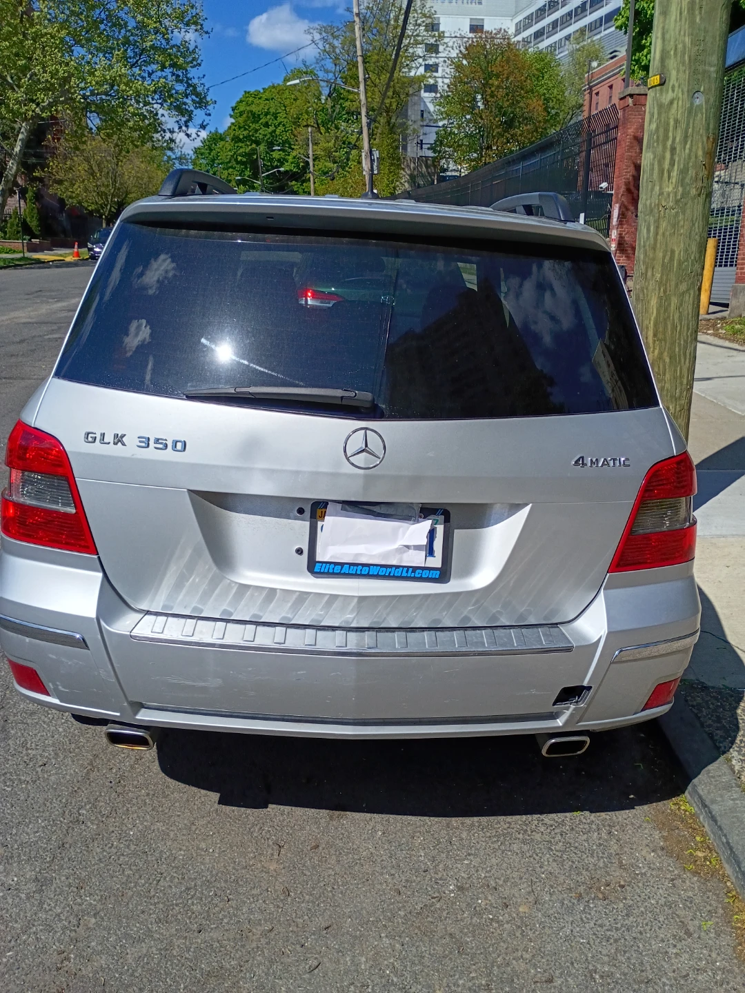 Silver Mercedes-Benz GLK 350 4MATIC SUV - photo 5