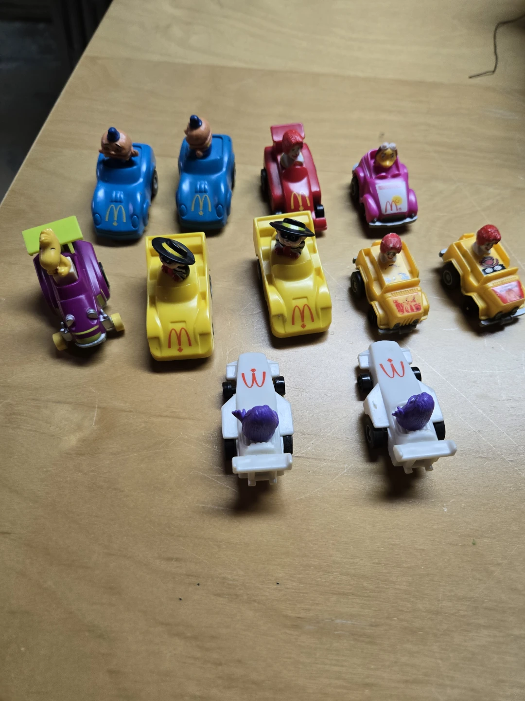 McDonald's Happy Meal Toy Cars (Lot of 10)