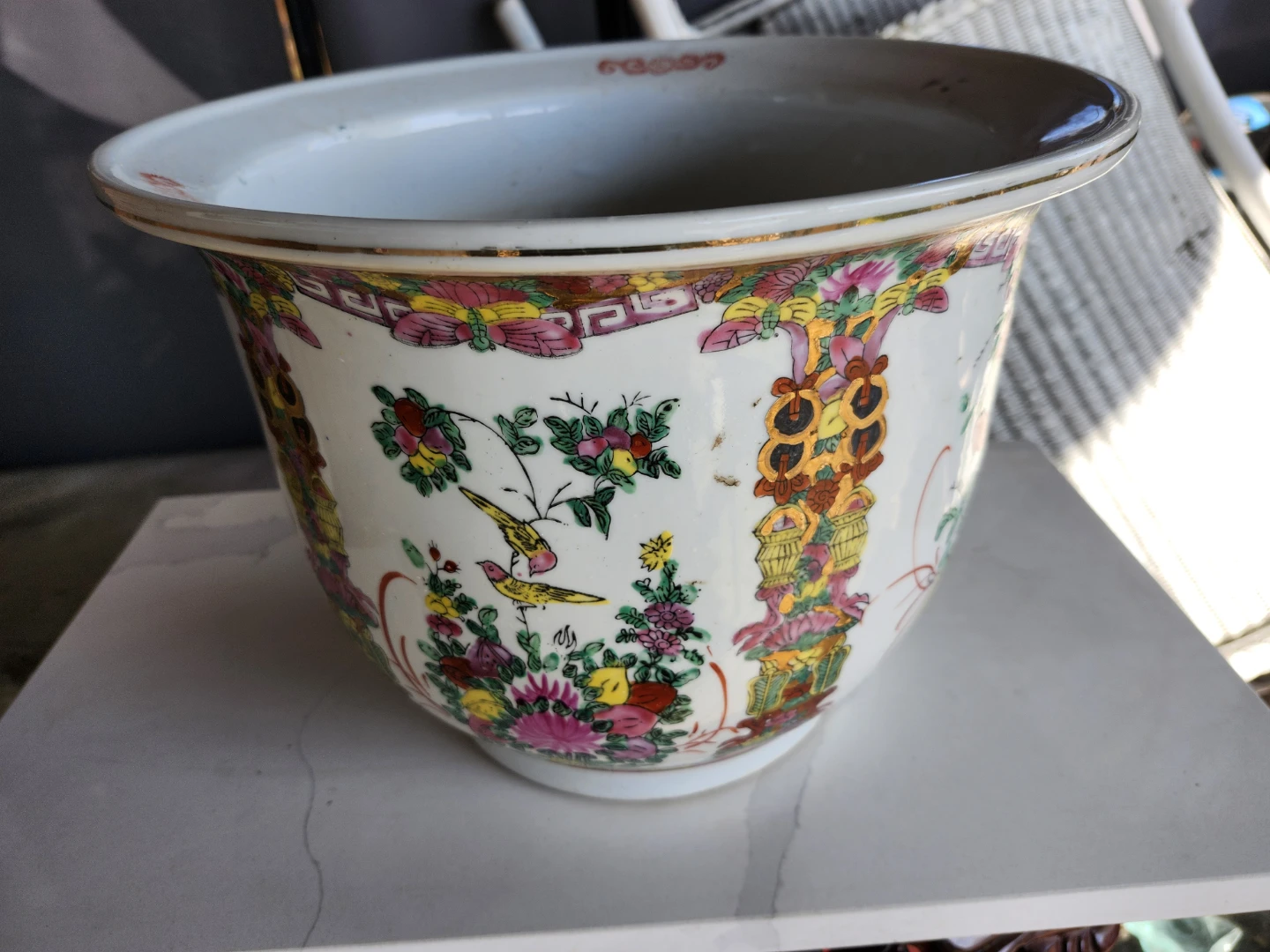 Vintage Ceramic Planter Pot