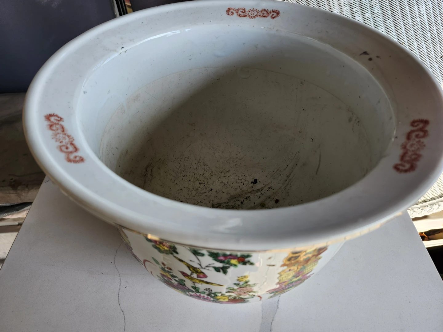 Vintage Ceramic Planter Pot - photo 2