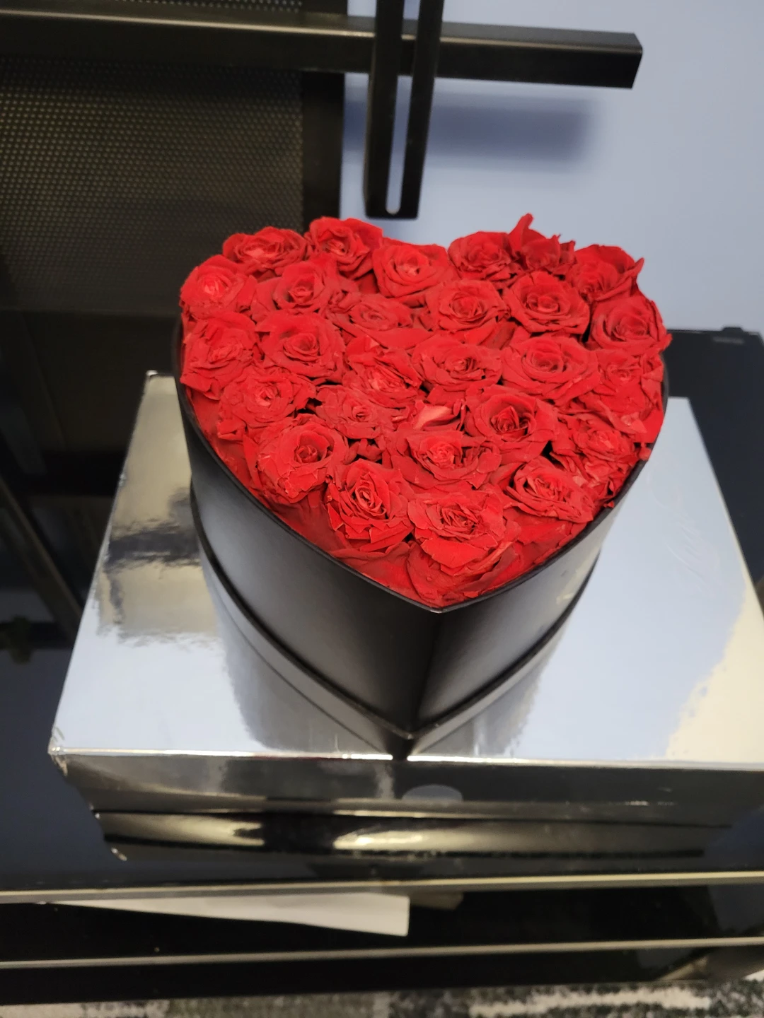 Heart Shaped Preserved Roses - photo 3