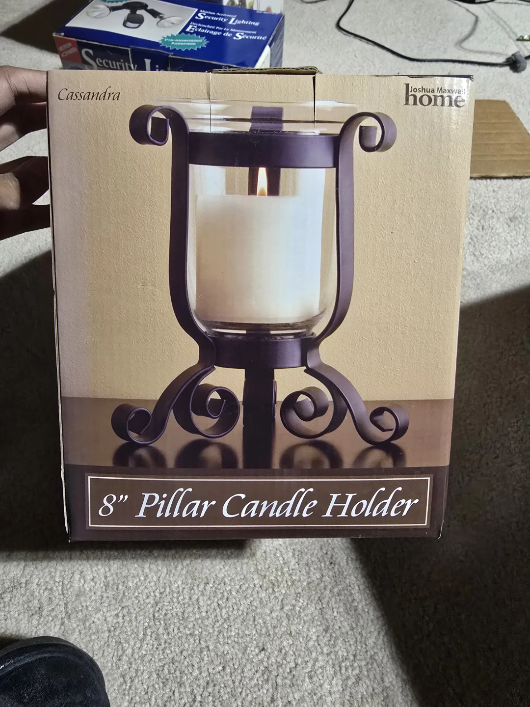 Joshua Maxwell Home Cassandra 8" Pillar Candle Holder