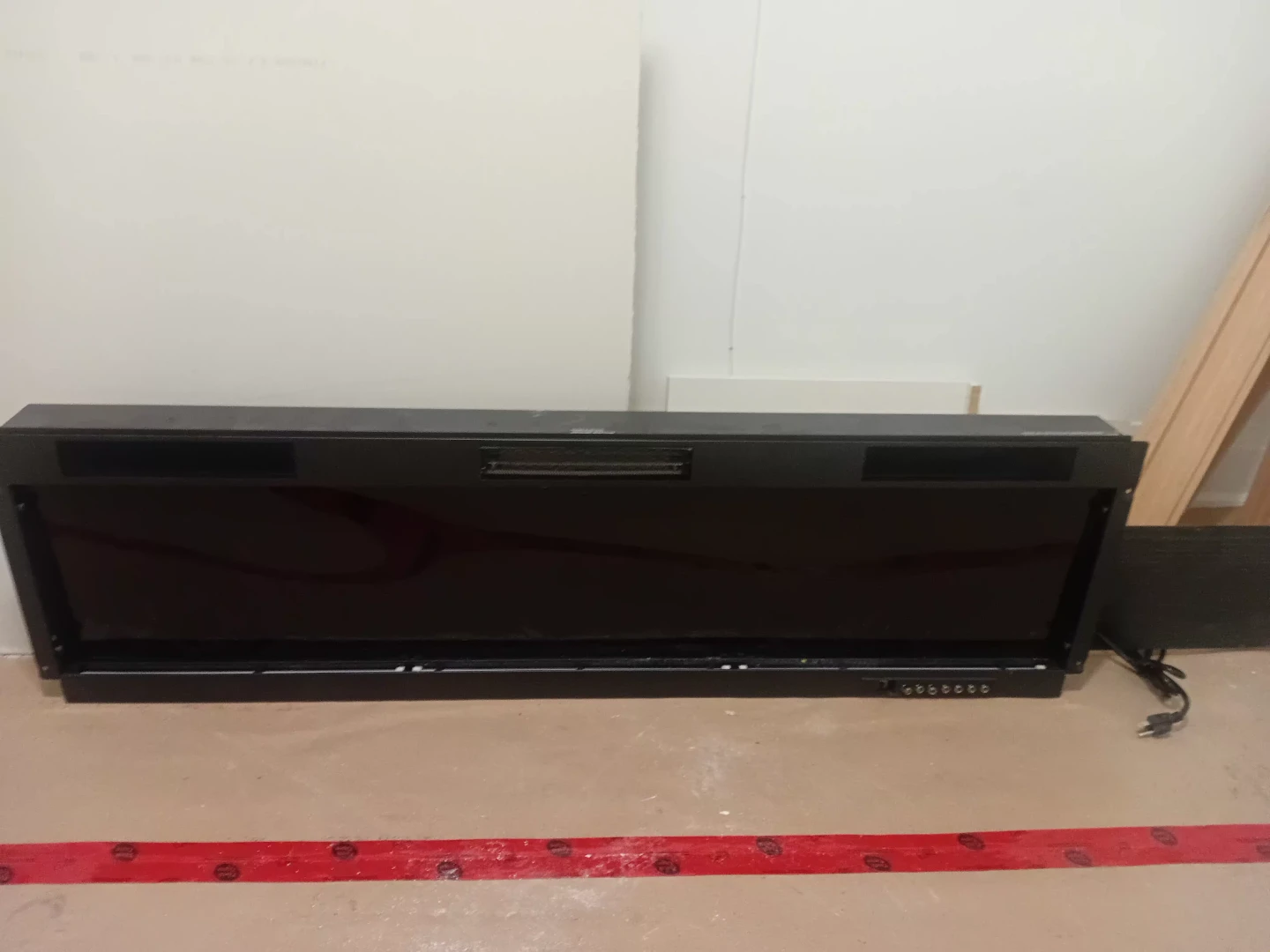 Electric Fireplace Insert with Glass Front