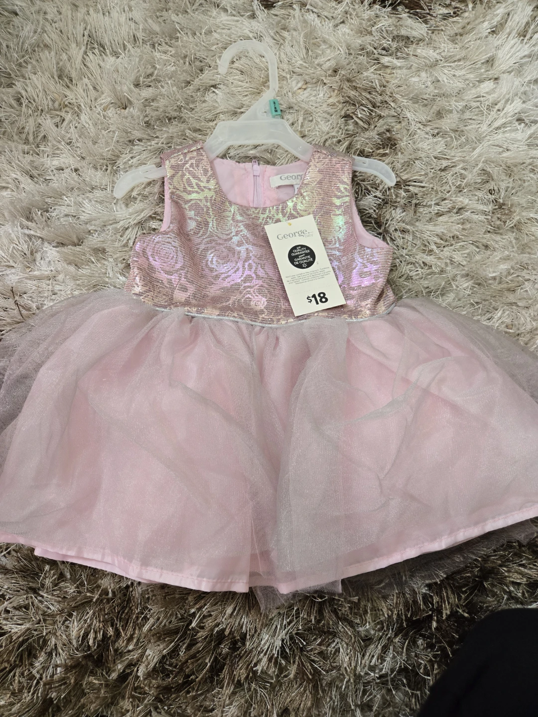 Dress - Pink Sequin & Tulle