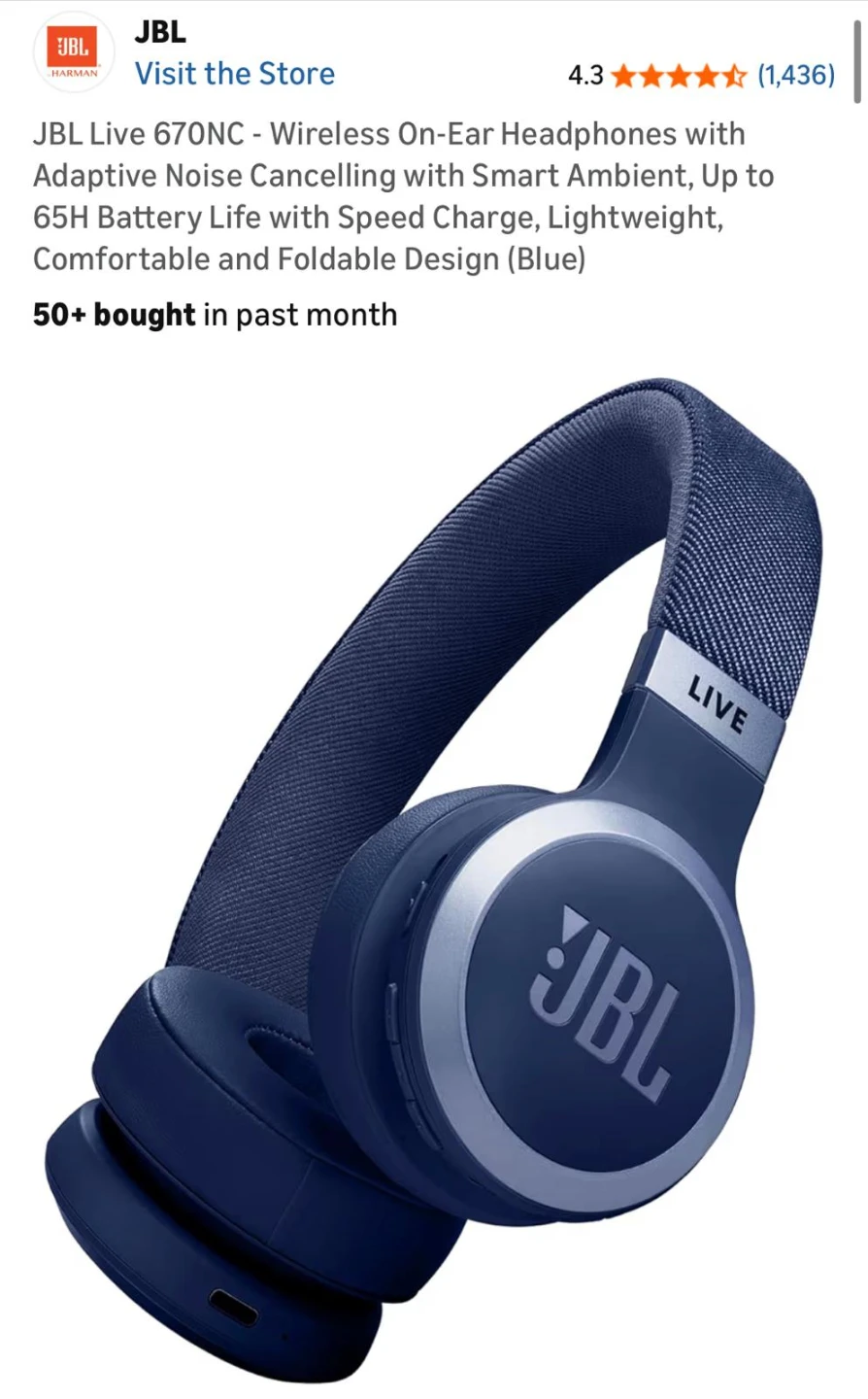 JBL Live 670NC – Mint Condition - photo 5
