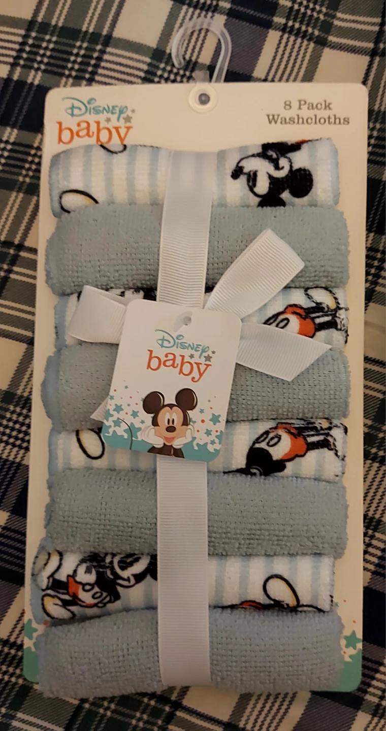 Disney Baby Mickey Mouse Washcloths - 8 Pack
