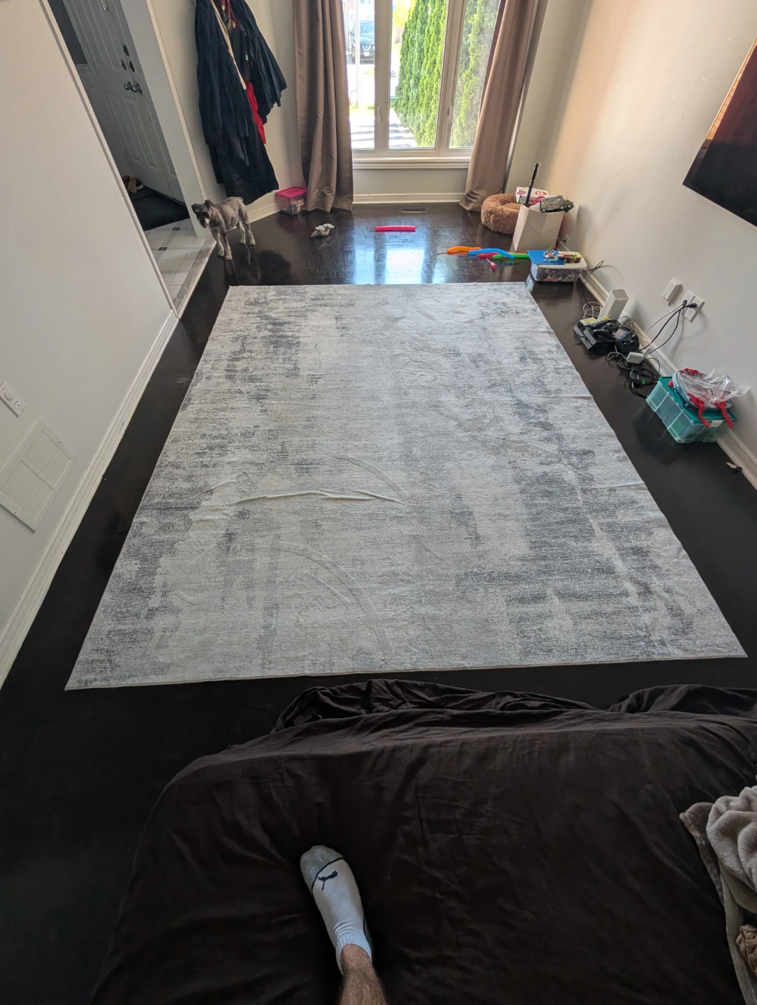 Modern Abstract Washable Area Rug 8 x 10 - photo 3