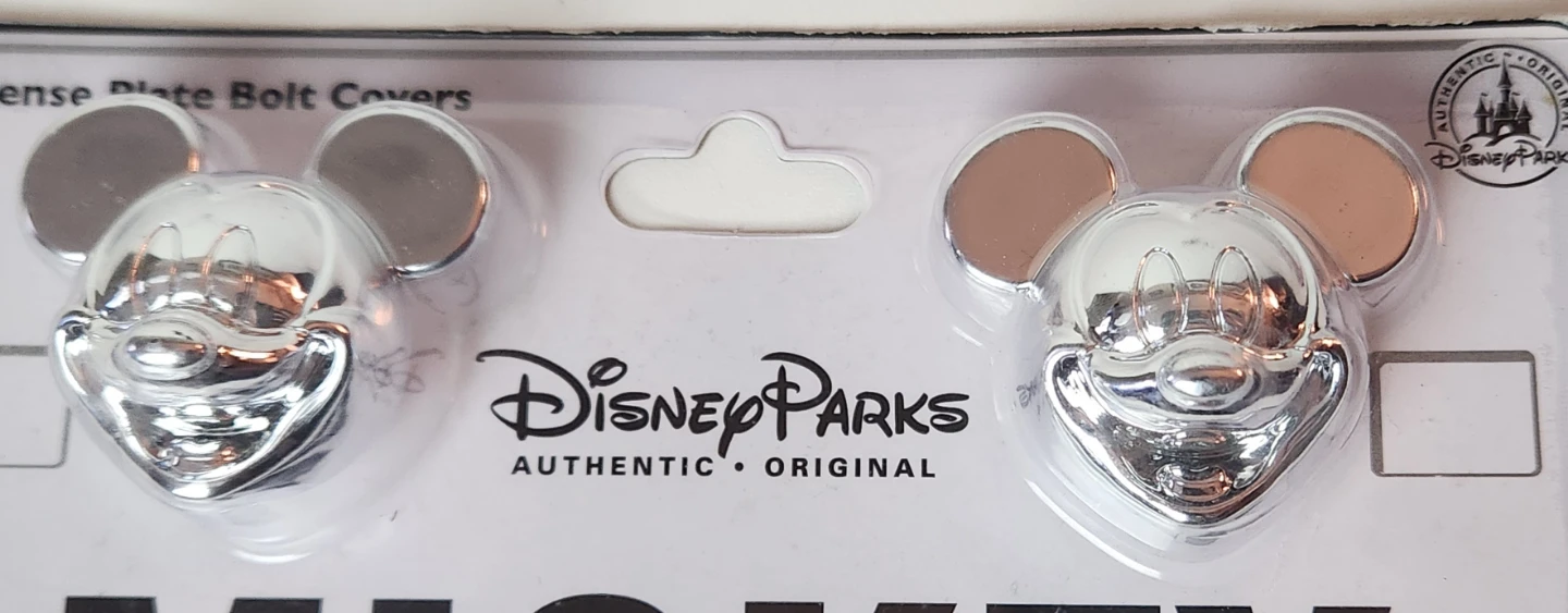 Mickey Mouse License Plate Bolt Covers - photo 2