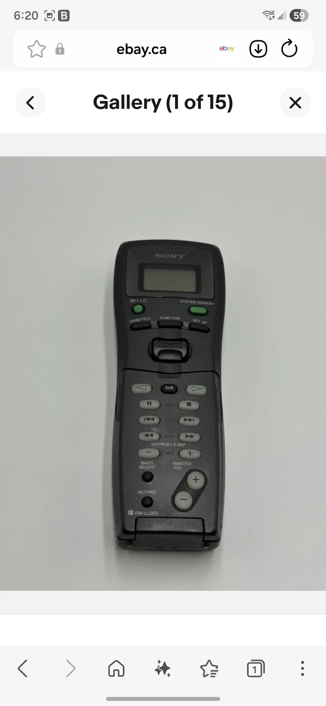 Sony RM-LJ301 Remote Control - photo 5