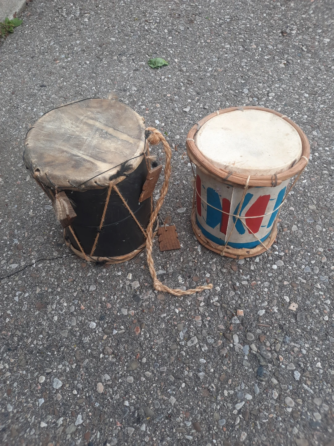 Two Handmade Drums - photo 3