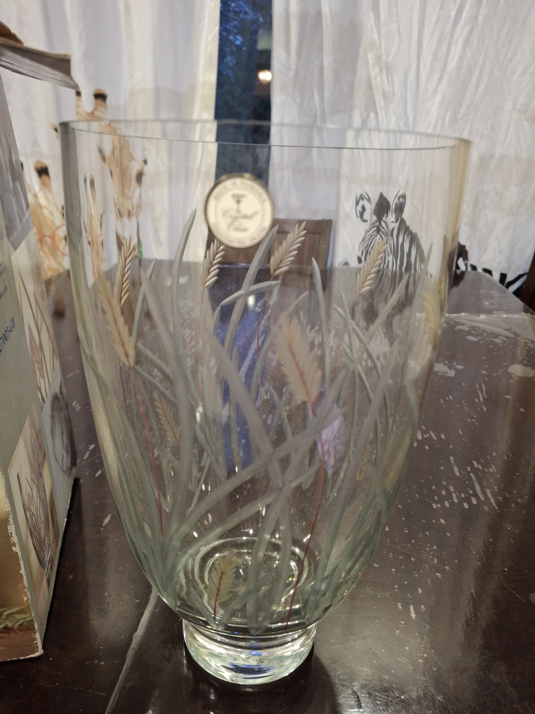 Crystal Clear Hand Cut Crystal 10" Vase - photo 2