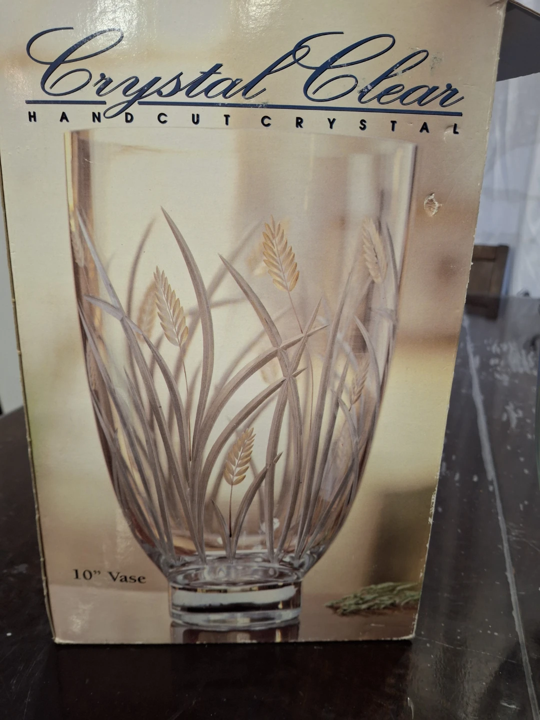 Crystal Clear Hand Cut Crystal 10" Vase - photo 3
